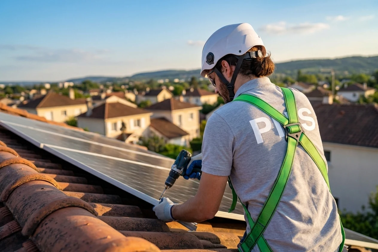 Installation de panneaux solaires en toiture à Tourcoing