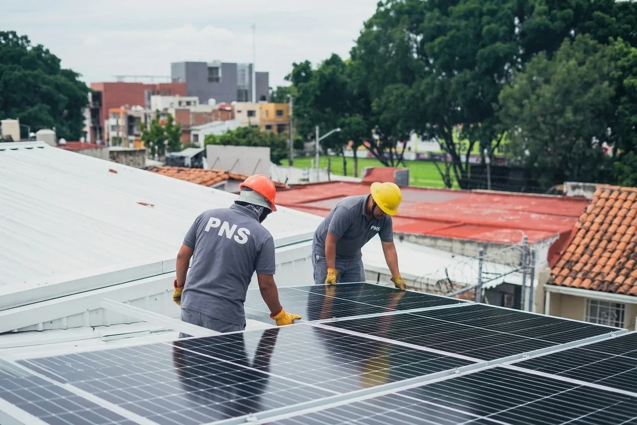 Panneaux solaires dans le Nord